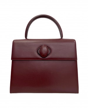 CARTIER Must de Cartier Kelly Style Handbag Bag